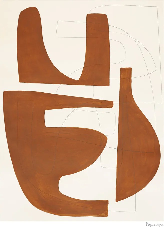 The Poster Club Plagát Sienna by Berit Mogensen Lopez 50x70 cm
