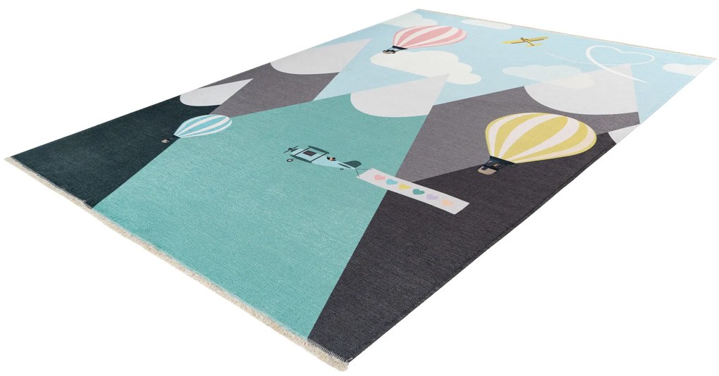 Obsession, Kusový koberec My Greta 605 balloon, 115x170, modrá, detská izba