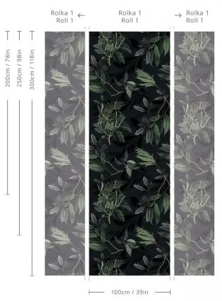WALLCOLORS Olive Branch Green wallpaper - tapeta POVRCH: Prowall Eco