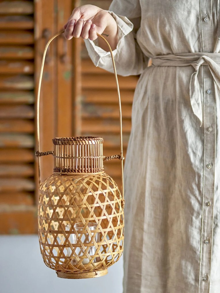 Bloomingville Bambusový lampáš Lerka 60 cm