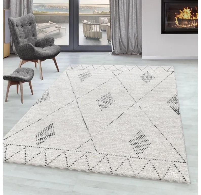 Ayyildiz Kusový koberec TAZNAXT 5107, Krémová Rozmer koberca: 80 x 250 cm