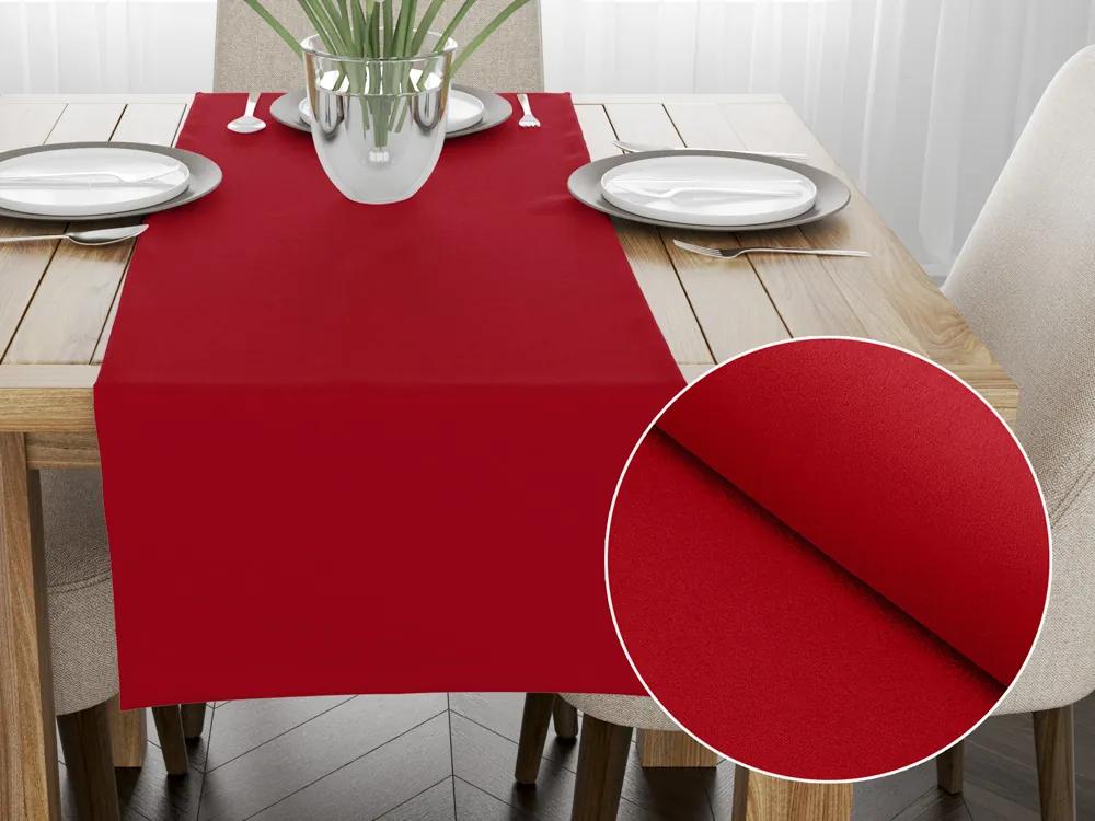Biante Dekoračný behúň na stôl BKU-104 Sýto červený 20x140 cm