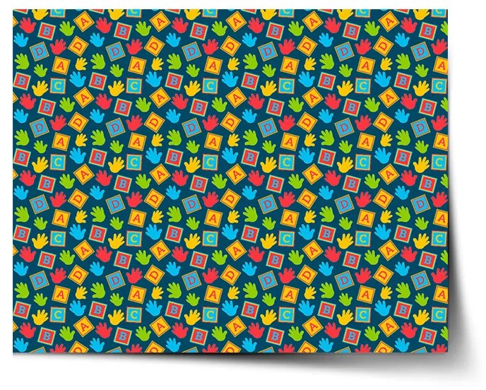 Sablio Plagát ABC - 60x40 cm