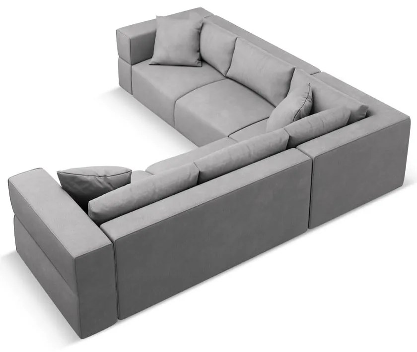 Svetlosivá rohová pohovka (variabilná) Esther – Milo Casa