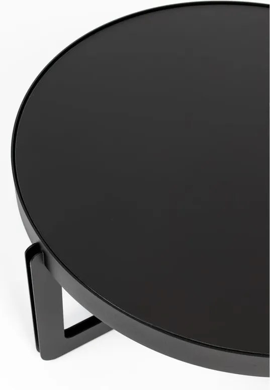 Čierny okrúhly konferenčný stolík Centre – Zuiver
