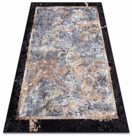 MIRO 51328.804 umývací koberec Abstracțiune protišmykový - šedá / zlato Veľkosť: 120x170 cm