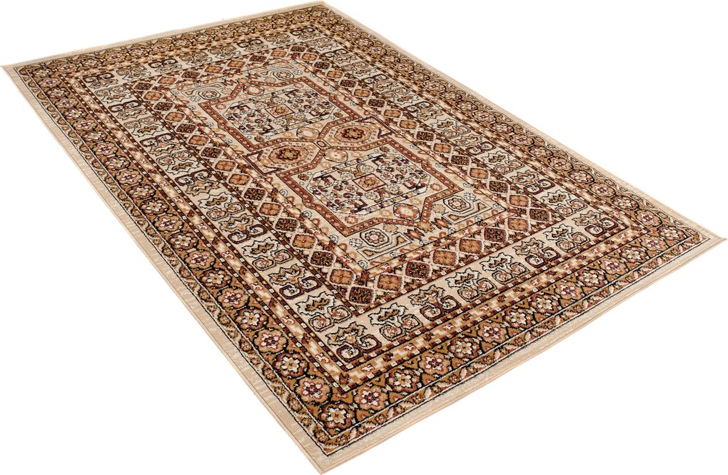 TA Koberec N634B LIGHT BEIGE EUFRAT BGX Béžový (svetlý) Obdĺžnikový Rozmer: 80x150 cm