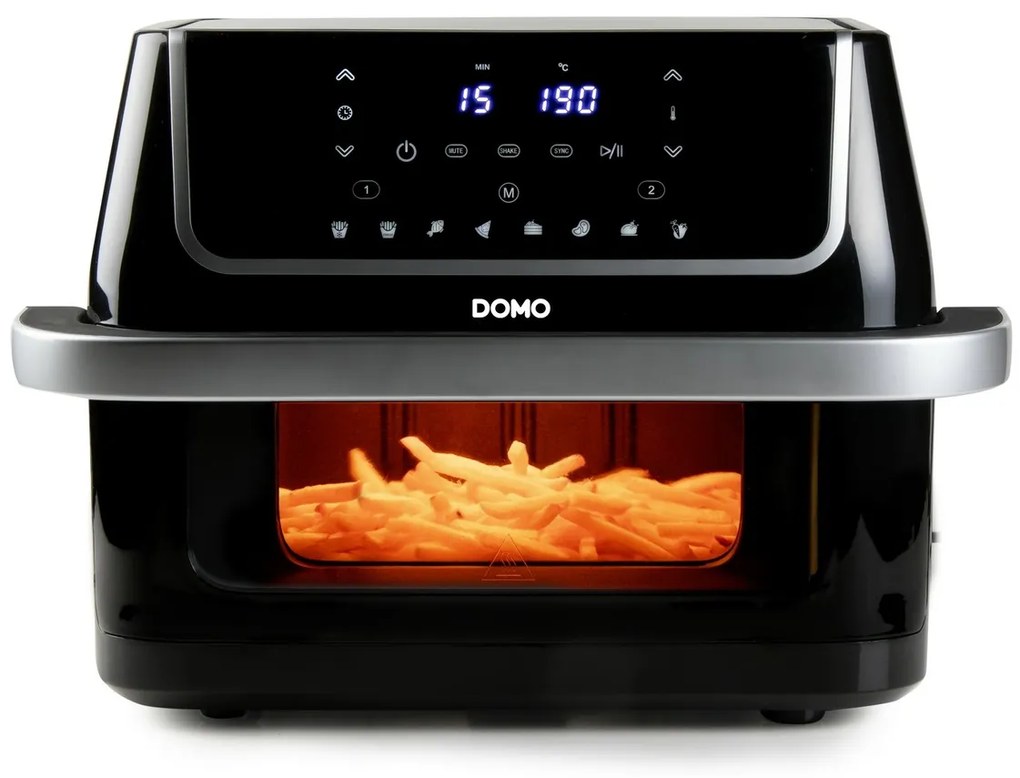 DOMO DO544FR teplovzdušná rodinná fritéza s priezorom, 10 l
