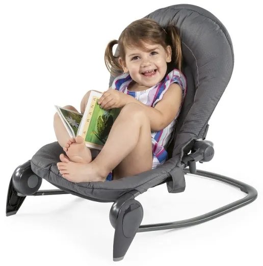 Chicco - Detská hojdačka HOOPLA tmavošedá