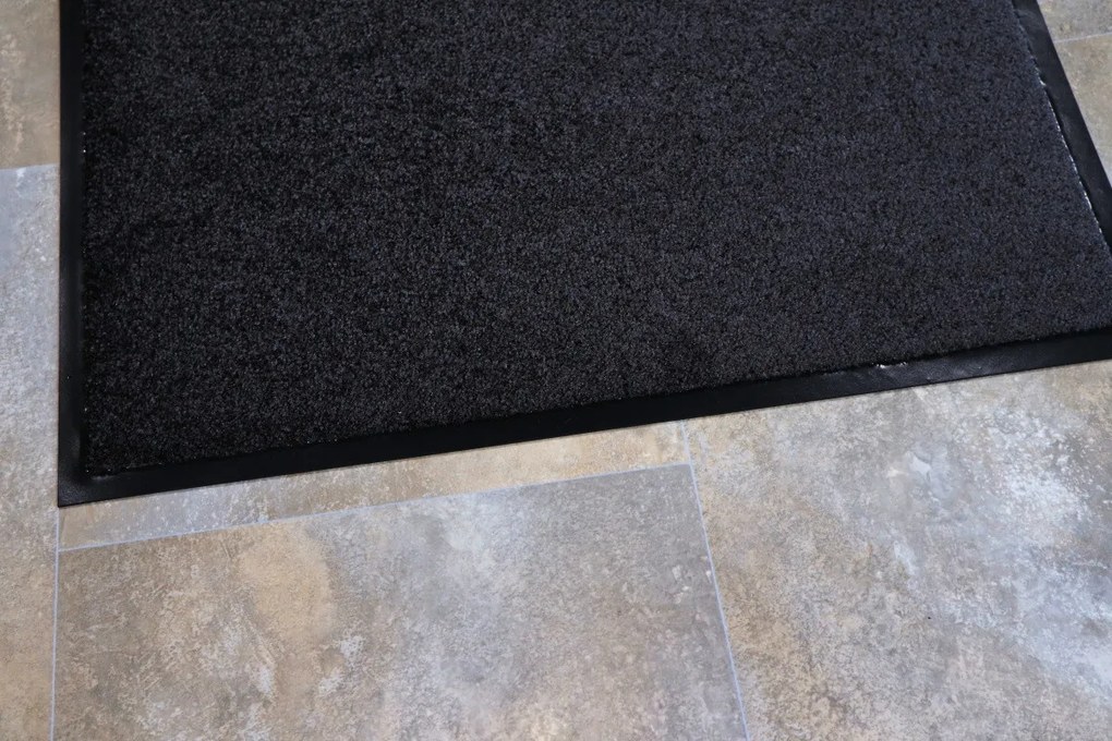 Rohožka Care & Clean black, 40x60, čierna, chodba / predsieň, Rinos bv