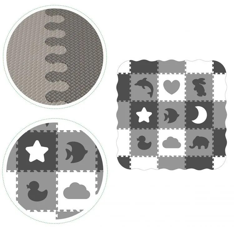 Penová podložka puzzle 25ks