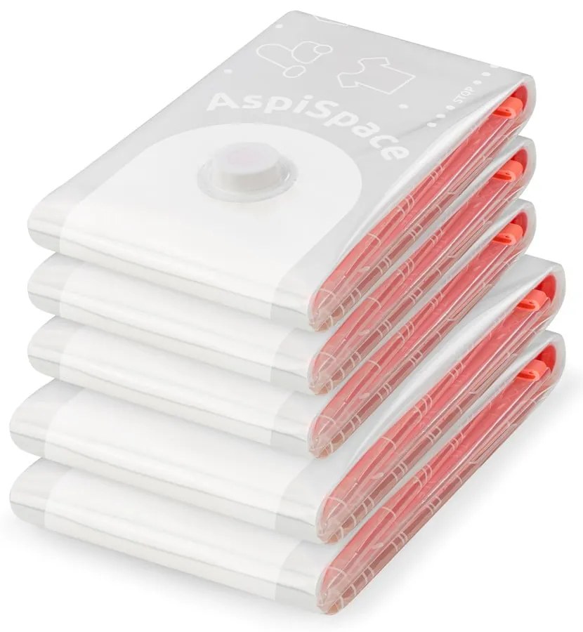 Vákuové vrecia v súprave 5 ks Aspispace M/L – Compactor