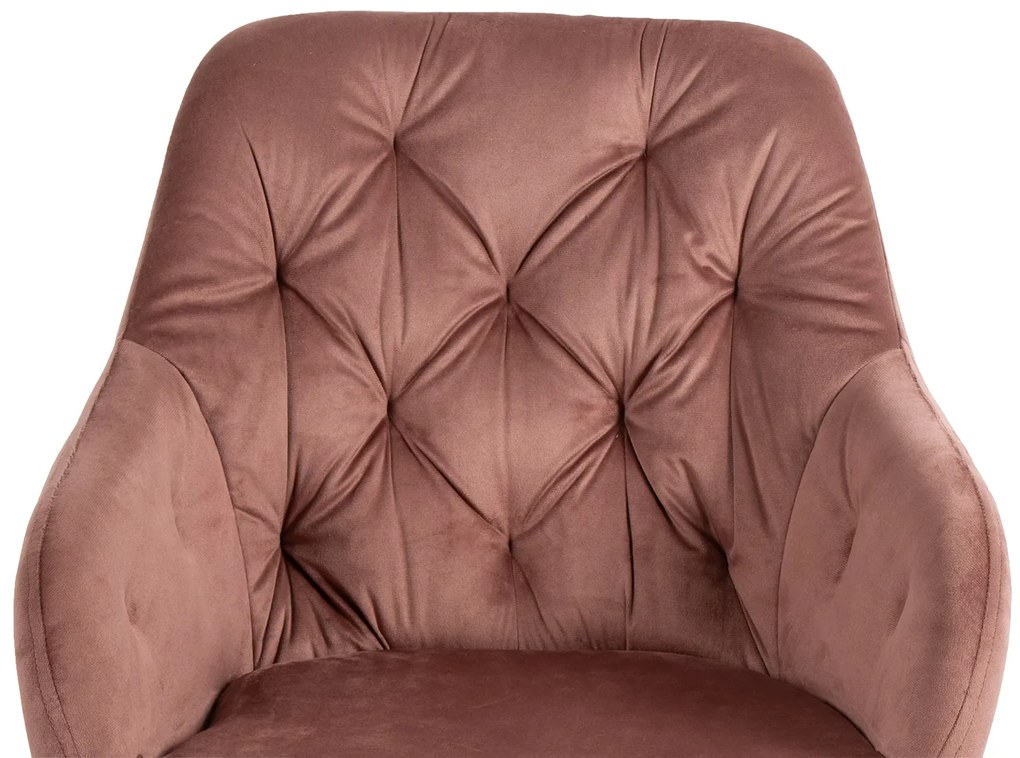 Noela Zamatová jedálenská stolička SIENA ružová