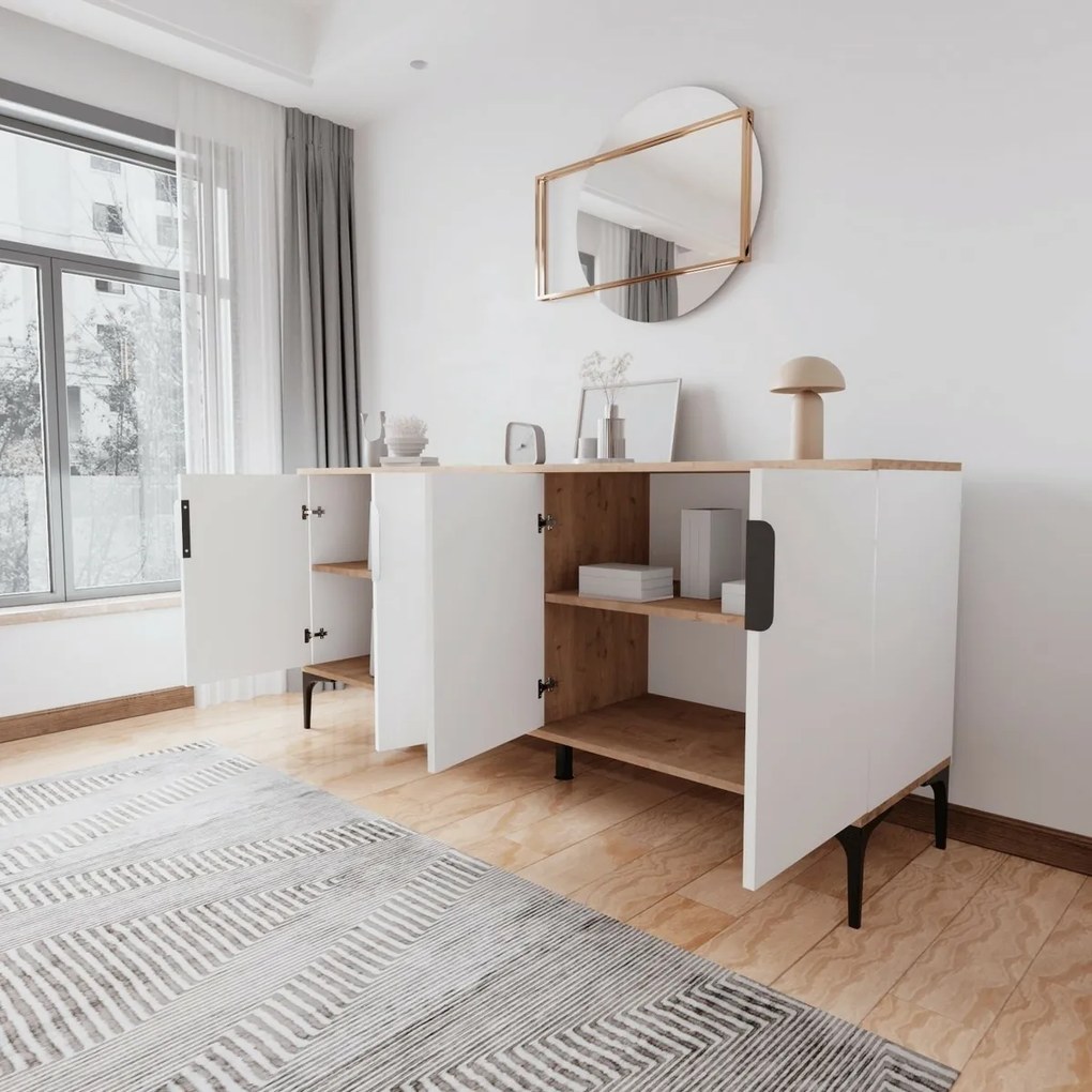 Skrinka Tarz Oak and White