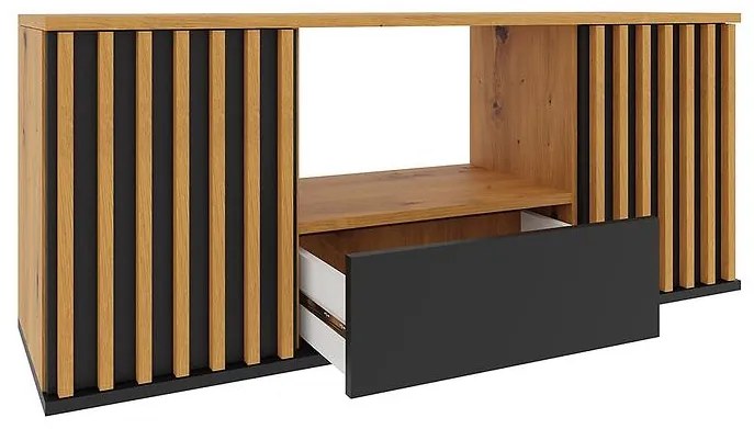 TV stolík Nairobi artisan/čierna