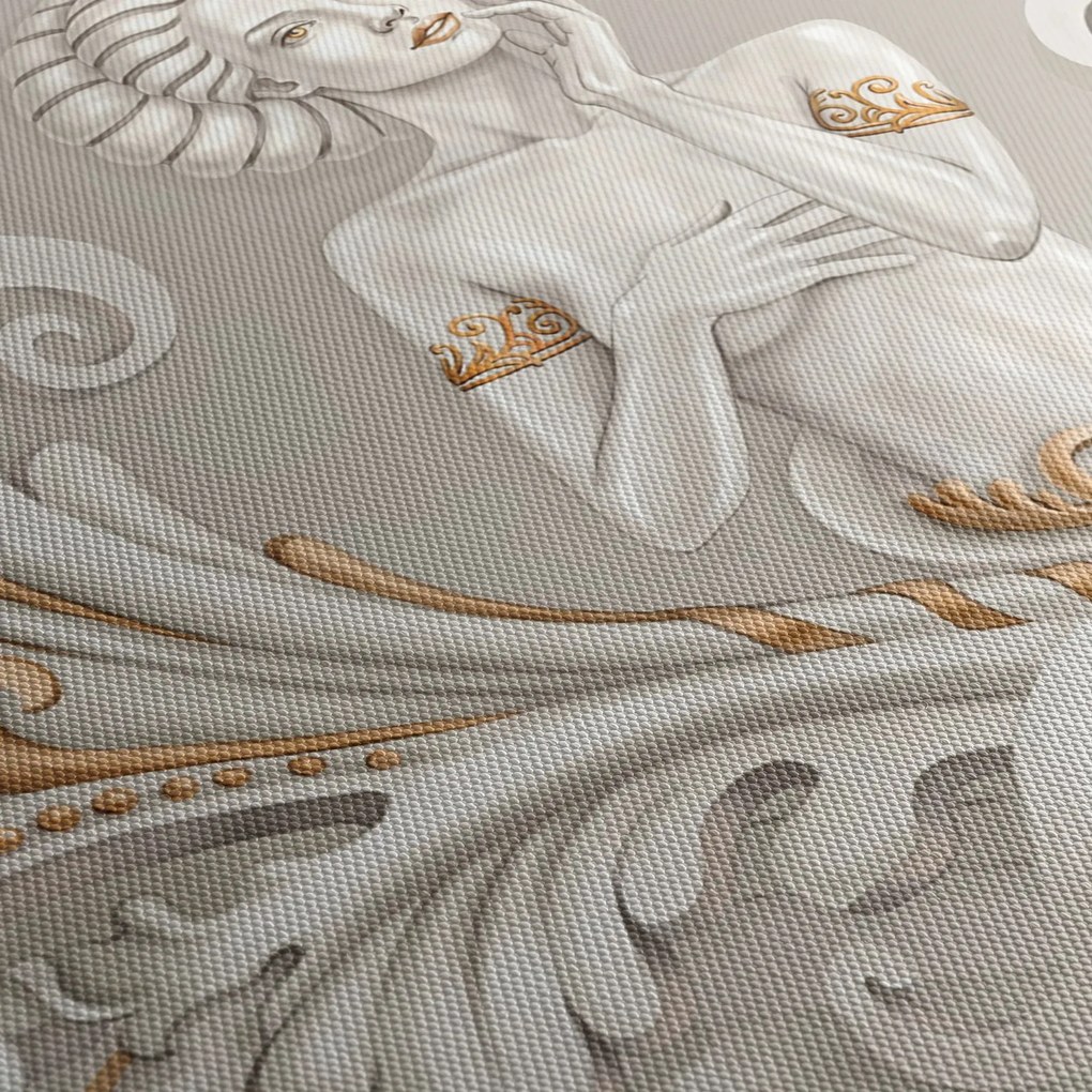 Obraz bohyne v ornamentálnom pozadí (150x105 cm)