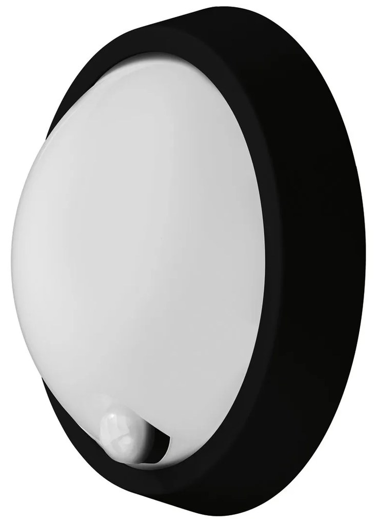 LIVARNO® LED nástenná lampa (okrúhla / čierna ), okrúhla / čierna (100300274)