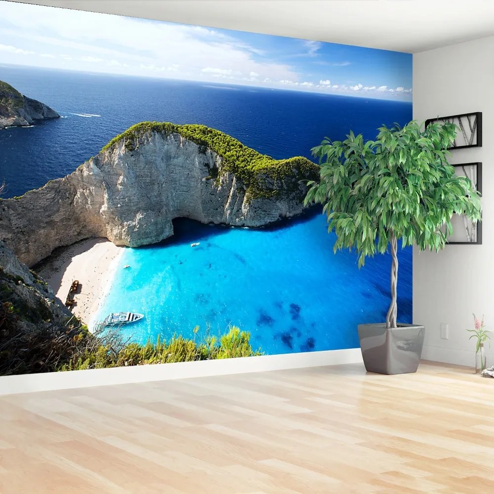 Fototapeta Vliesová Pláž navagio 152x104 cm