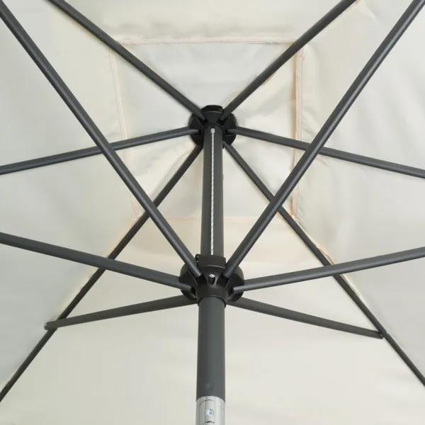 Derby Basic Lift NEO 2,5 x 2 m – naklápací slnečník s kľukou prírodná (kód farby 820), 100 % polyester