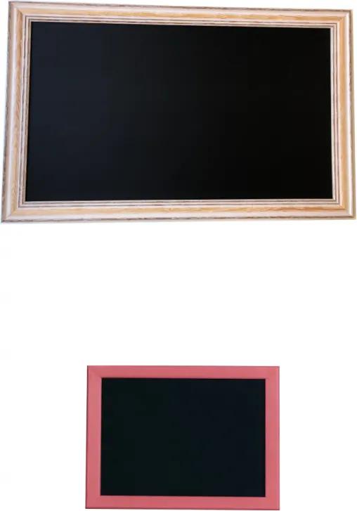 Toptabule.sk MTDRC-1 Čierna tabuľa na magnetky v provensálskom ráme 150x100cm