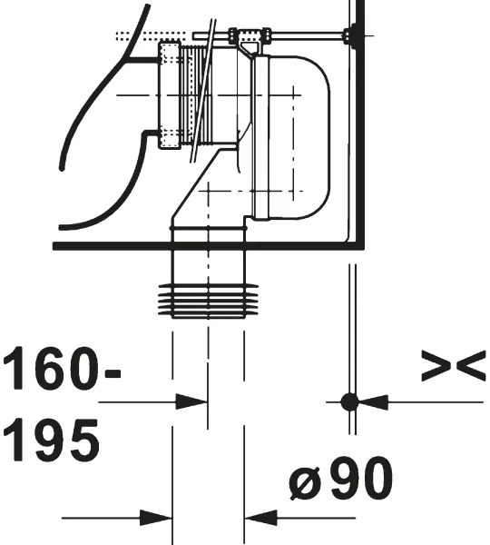 Duravit 20600900002 - WC kombi D-CODE keramika/lesklá biela