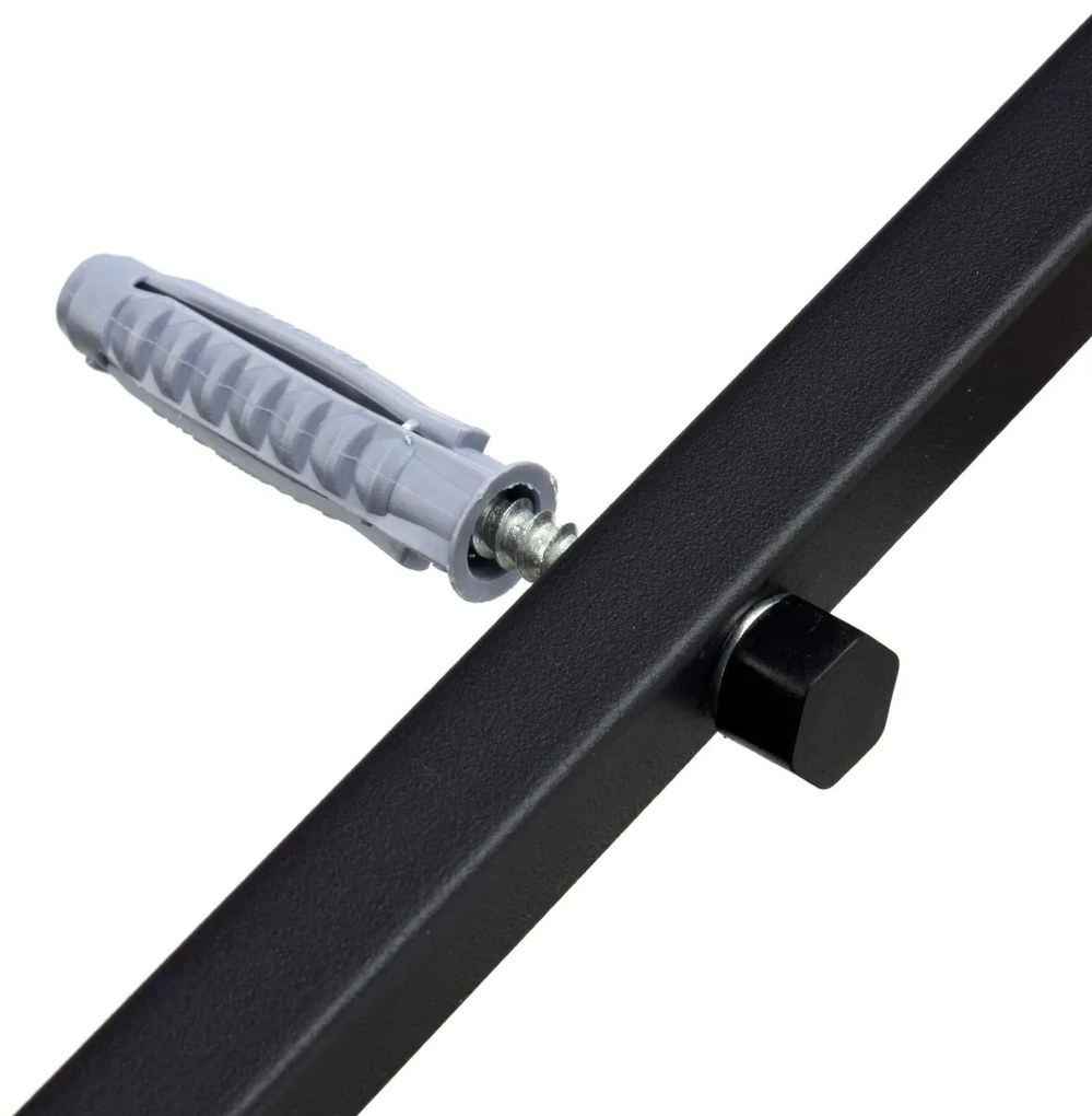 Stojan na kvety JOSE RUSTIC čierny/dub