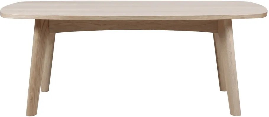 Konferenčný stolík s podnožím z dubového dreva Actona Martel, 118 x 58 cm