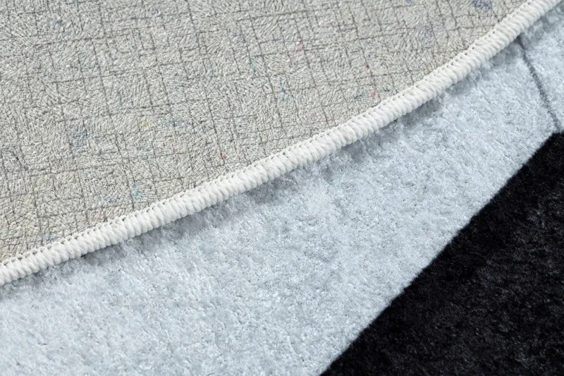 Dywany Łuszczów, Detský kusový koberec Junior 51553.802 Football, 80x80 (priemer) kruh, viacfarebná, detská izba