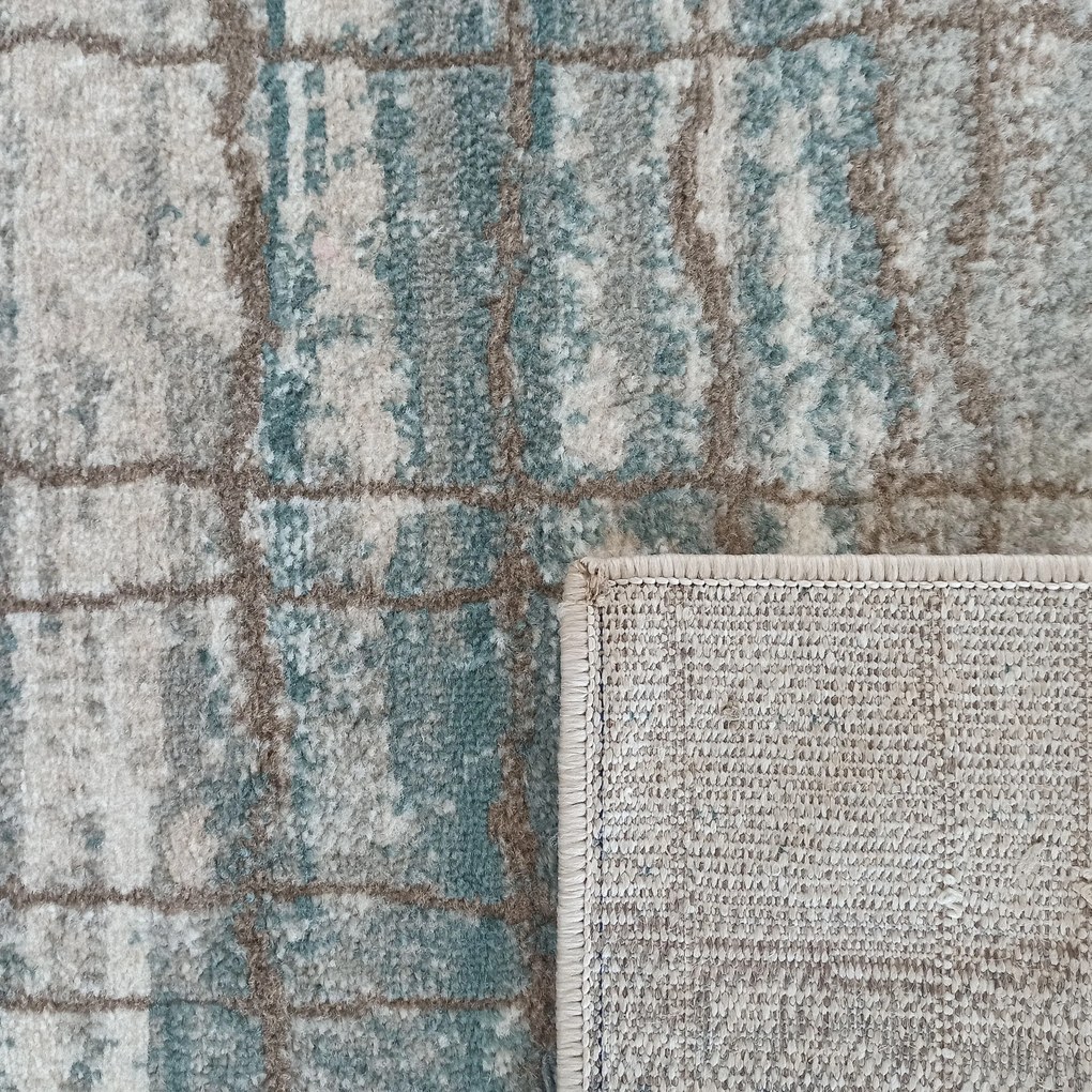 DY Moderný sivo-hnedý koberec s linkami Roxanne 06 Rozmer: 60x100 cm