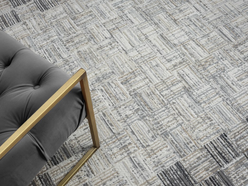 Kusový koberec My Mood creme, 160x230, šedá, chodba / predsieň, My Flair