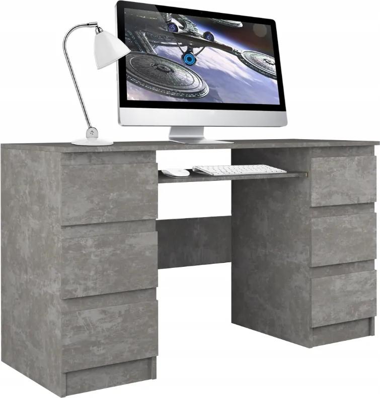 EmaHome Psací/kancelářský stůl KUBA - beton