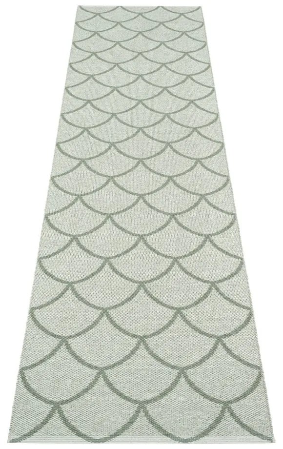 Zelený vnútorný a vonkajší behúň 70x300 cm Kotte Army Sage – Pappelina