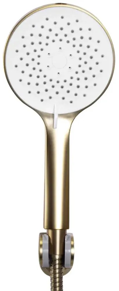 Rea Drop, vaňová batéria s ručnou sprchovou súpravou, 150 mm, zlatá matná, REA-B6399