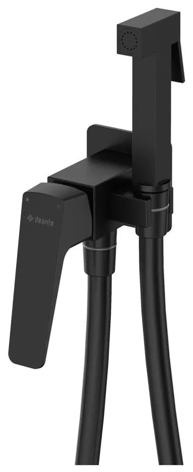 Deante BQL_N34M - Bidetová batéria so sprškou pre podomietkovú inštaláciu BLUR čierna