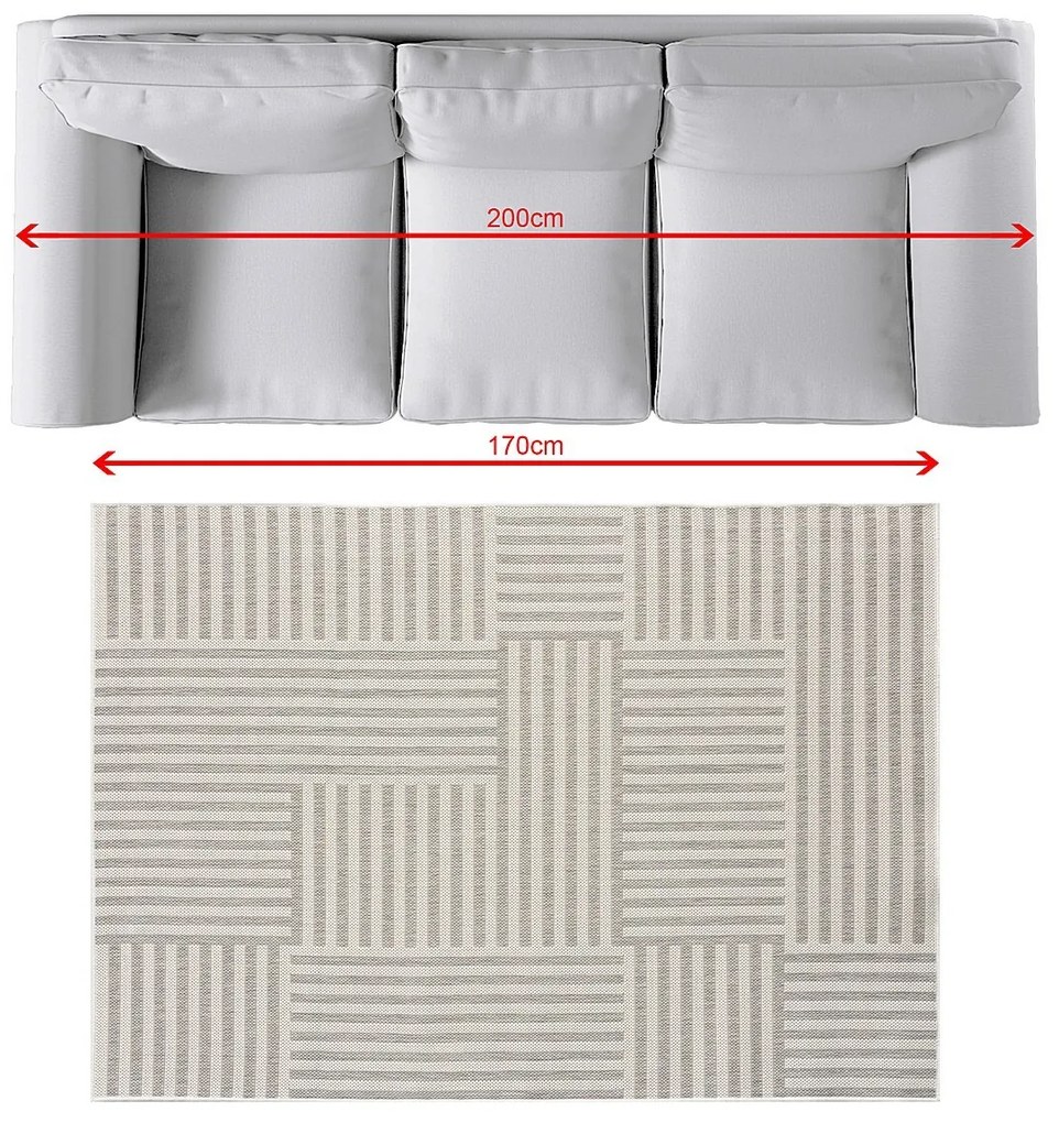 Koberec Mellow Gray II 120x170 cm