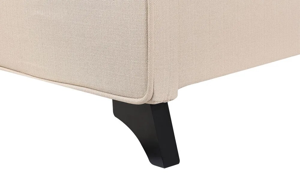 Jednolôžková posteľ 90 cm AMBRE (s roštom) (béžová). Vlastná spoľahlivá doprava až k Vám domov. 1007083