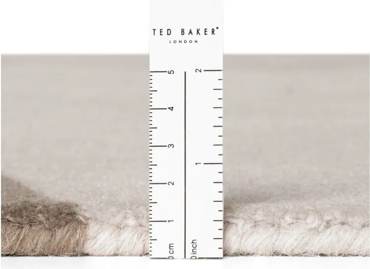 Béžový ručne tkaný vlnený okrúhly koberec ø 200 cm Hackney Clarissa – Ted Baker