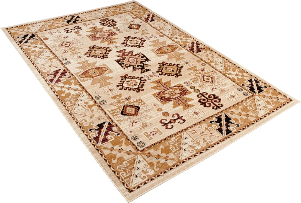 TA Koberec C645A CREAM EUFRAT BGX Krémový Obdĺžnikový Rozmer: 120x170 cm