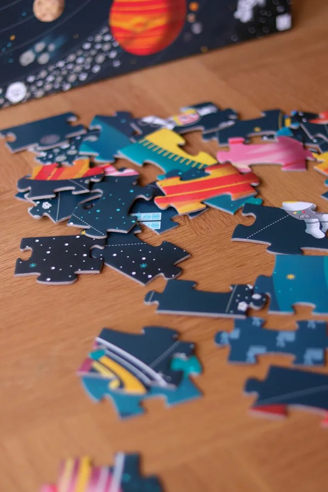 Vzdelávacie puzzle - Vesmír a slnečná sústava - 100 ks