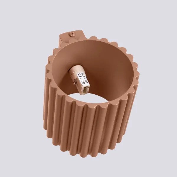 Sollux SL.1806 - Nástenné svietidlo AURA 1xG9/10W/230V hnedá