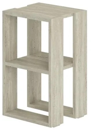 Nočný stolík Houseland Lonie travertín