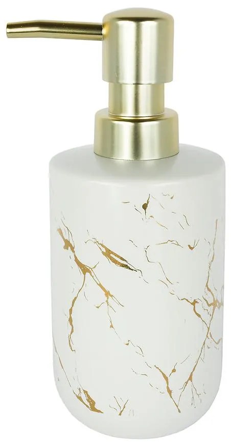 Dávkovač Gold Line keramika biela/zlatá CST-1779 41