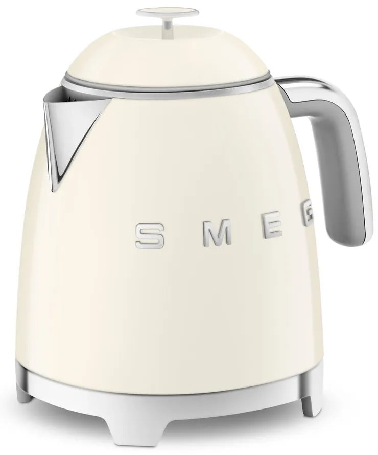 Krémová rýchlovarná kanvica z nehrdzavejúcej ocele 800 ml Retro Style – SMEG