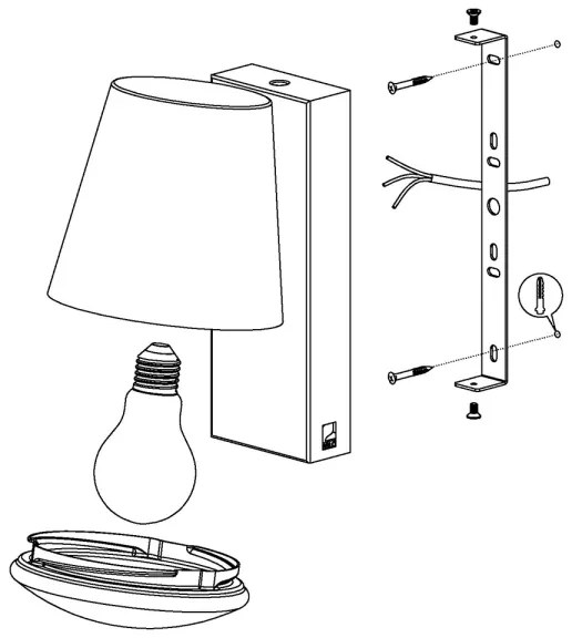 Eglo 97484 - LED Stmievateľné vonkajšie svietidlo CALDIERO-C 1xE27/9W/230V IP44
