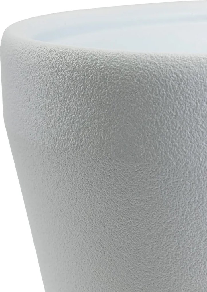 Plastový kvetináč PUREA 51x39,5 cm biely