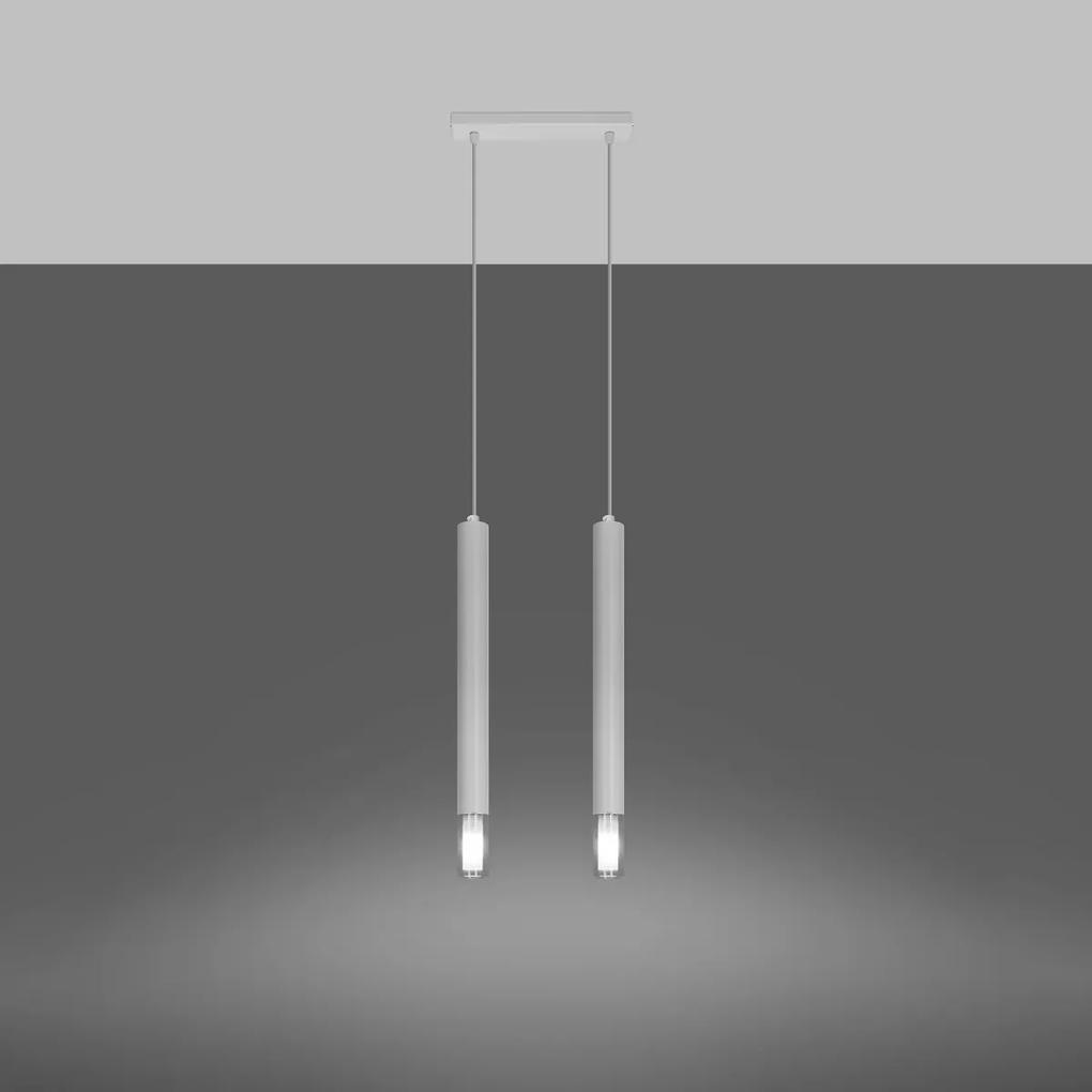 Sollux Lighting Závesné svietidlo WEZYR 2 biele