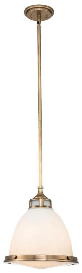 Hinkley HK-AMELIA-P-M-HB - Luster na tyči AMELIA 1xE27/60W/230V mosadz