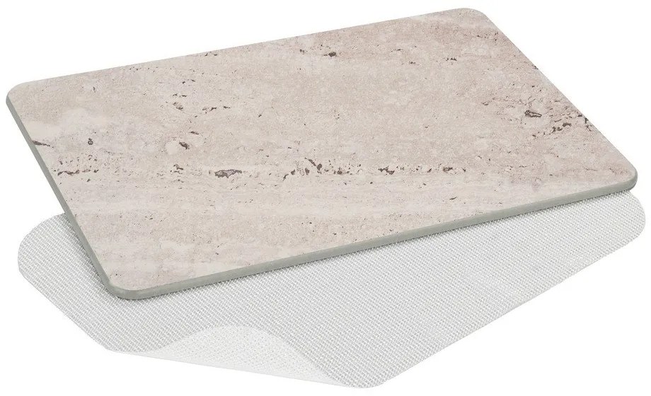 Svetlohnedá kúpeľňová predložka z kremeliny 39x60 cm Puna – Wenko