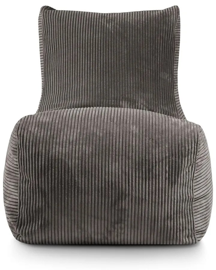 Zelený menčestrový sedací vak Lounge – SLOWDOWN