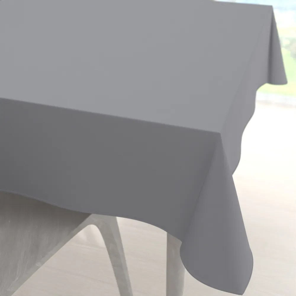 Biante Dekoračný štvorcový obrus Rongo RG-068 Sivý 60x60 cm